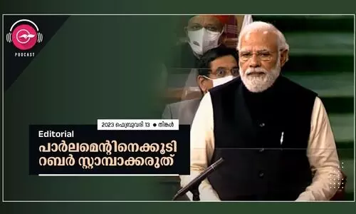 പാർലമെന്റിനെക്കൂടി റബർ സ്റ്റാമ്പാക്കരുത്