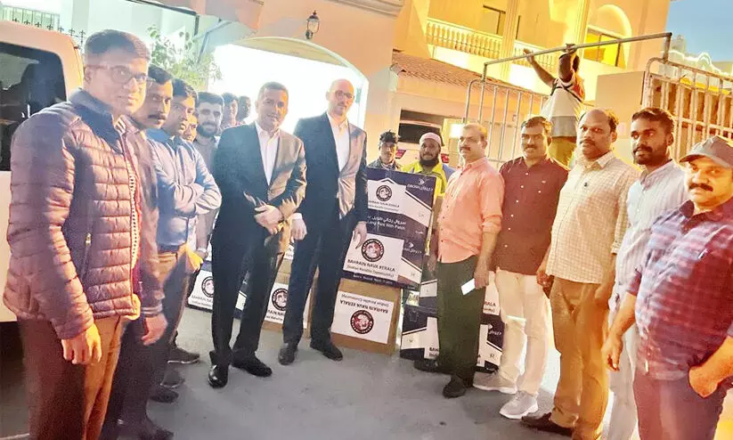 ബ​ഹ്റൈ​ൻ ന​വ​കേ​ര​ള ദു​രി​താ​ശ്വാ​സ സ​ഹാ​യം ന​ൽ​കി