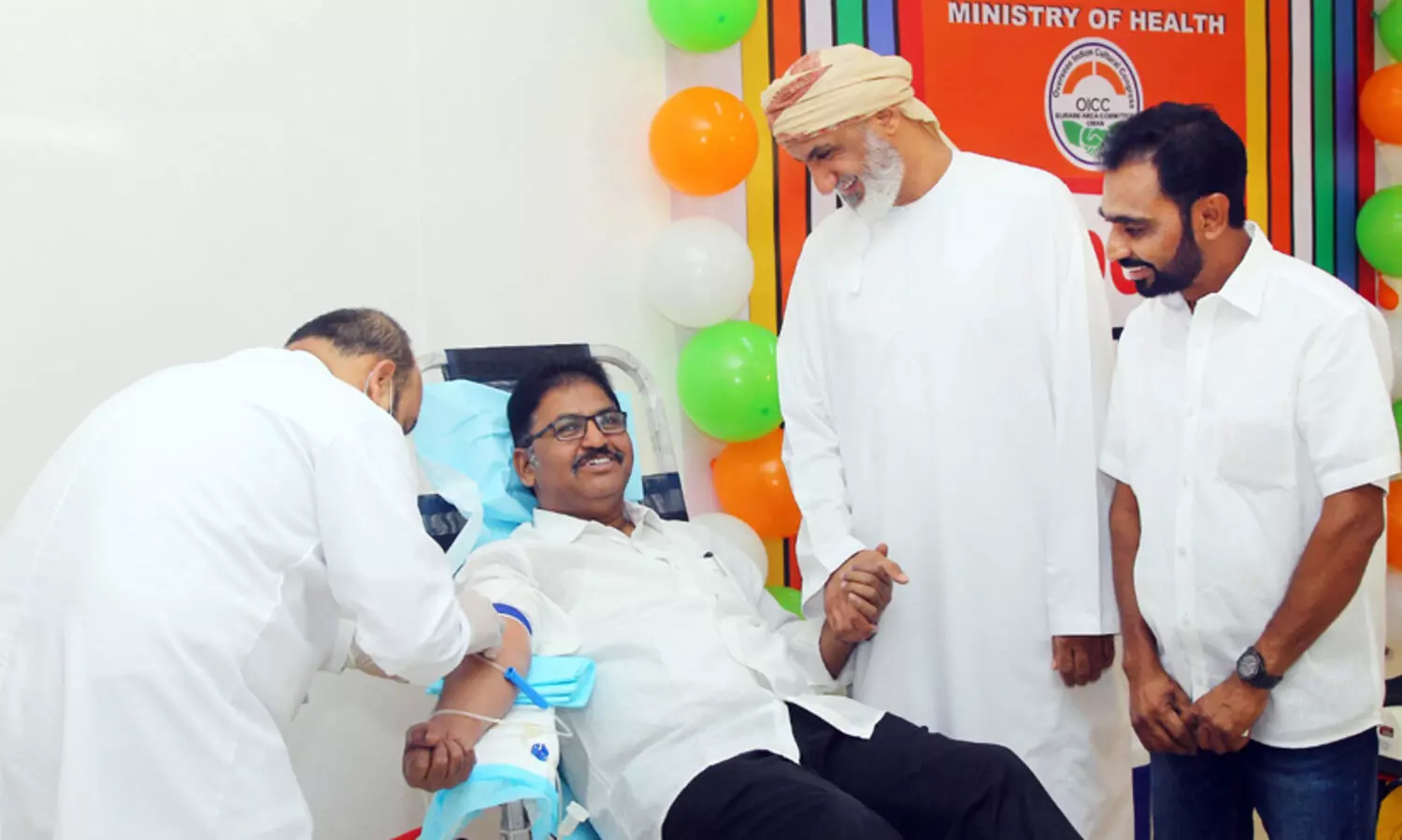 ഒ.​ഐ.​സി.​സി ബു​റൈ​മി ര​ക്ത​ദാ​ന ക്യാ​മ്പ്