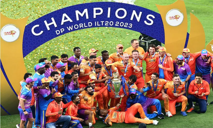 ഐ.എൽ.ടി 20: ആദ്യ കിരീടം ഗൾഫ് ജയന്റ്സിന് ഐ.എൽ.ടി 20: ആദ്യ കിരീടം ഗൾഫ് ജയന്റ്സിന്