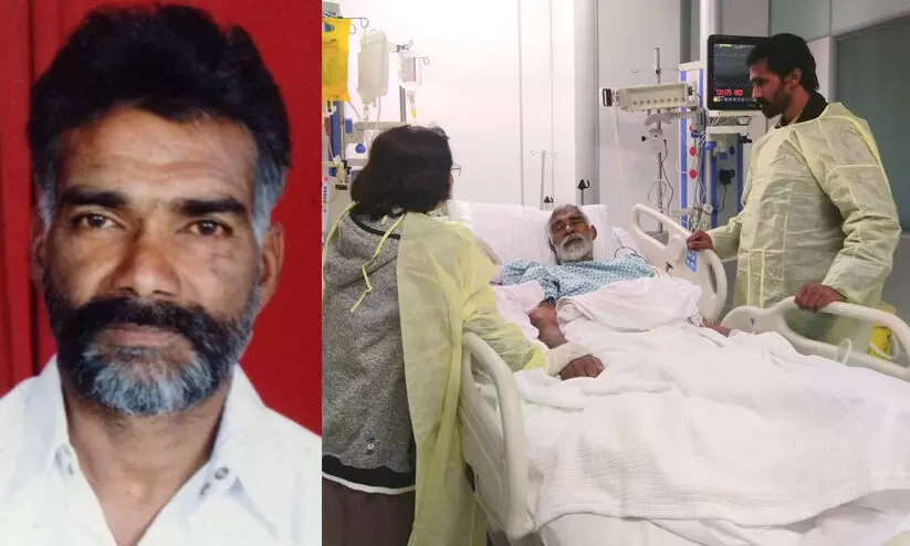 15 വർഷമായി നാടണയാനുള്ള മോഹം ബാക്കി; വേണുഗോപാല പിള്ള മരണത്തിന് കീഴടങ്ങി 15 വർഷമായി നാടണയാനുള്ള മോഹം ബാക്കി; വേണുഗോപാല പിള്ള മരണത്തിന് കീഴടങ്ങി