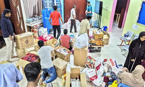 സ​ഹാ​യ​വു​മാ​യി പ്ര​വാ​സി ഇ​ന്ത്യ