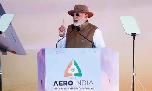 പു​തി​യ ഇ​ന്ത്യ കു​തി​ച്ചു​യ​രു​ന്ന യു​ദ്ധ​വി​മാ​നം​പോ​ലെ -പ്രധാനമന്ത്രി