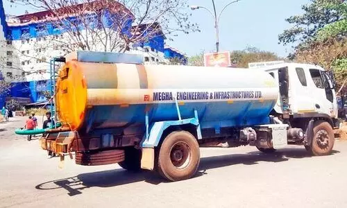 ദേശീയപാത നവീകരണത്തിൽ കുടിവെള്ളം മുട്ടി മെഡിക്കല്‍ കോളജ്