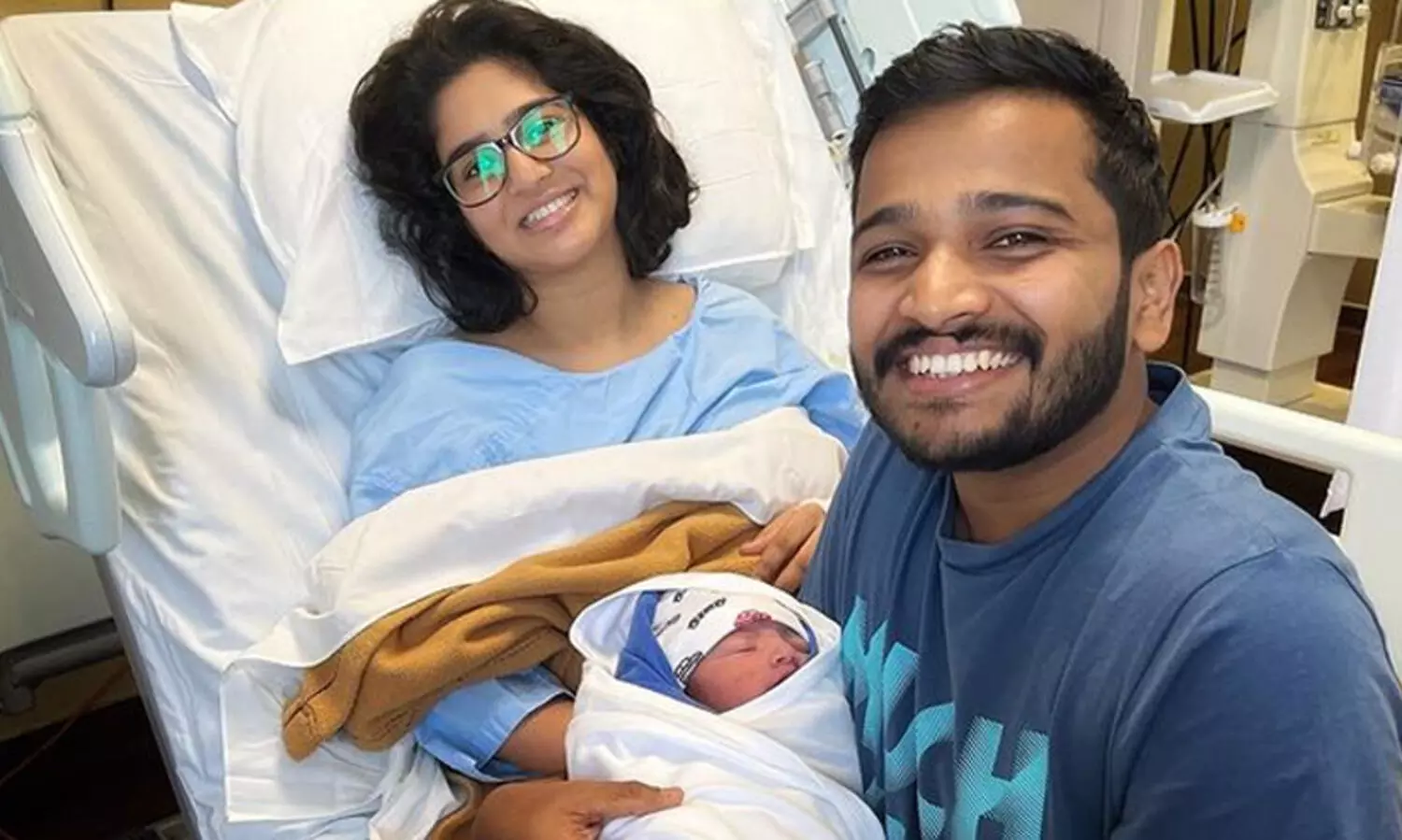 Basil Joseph Blessed With Baby Girl  Name Hope Elizabeth Basil