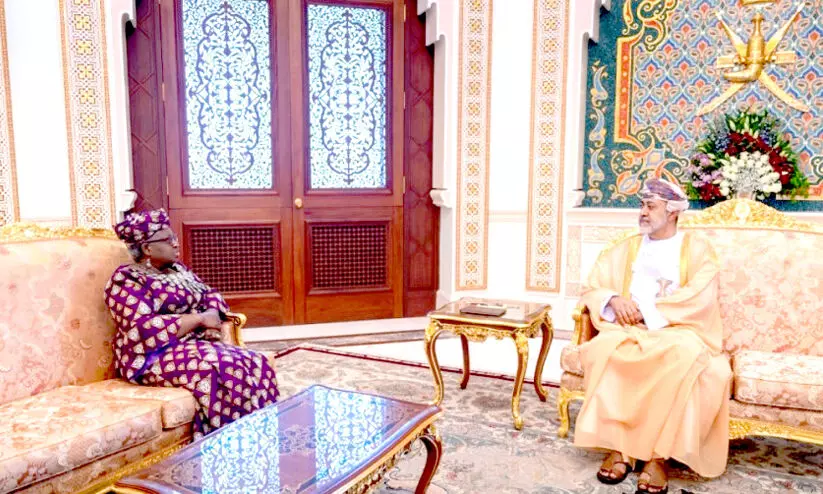 ഡബ്ല്യു.ടി.ഒ ഡയറക്ടര് ജനറല് സുൽത്താനുമായി കൂടിക്കാഴ്ച നടത്തി ഡബ്ല്യു.ടി.ഒ ഡയറക്ടര് ജനറല് സുൽത്താനുമായി കൂടിക്കാഴ്ച നടത്തി