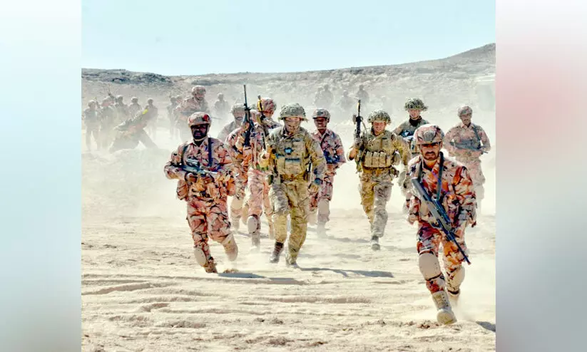 ഒമാൻ-ബ്രിട്ടീഷ് സംയുക്ത സൈനികാഭ്യാസം സമാപിച്ചു