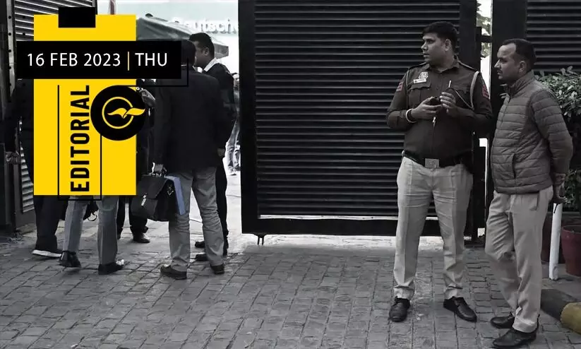 കേന്ദ്രം ബി.ബി.സിയുടെ വാതിലിൽ മുട്ടുമ്പോൾ