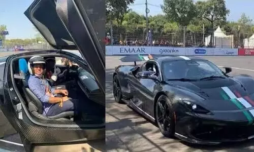 ഇലക്ട്രിക് ഹൈപ്പർ കാറിൽ കറങ്ങി സച്ചിൻ; പിനിന്‍ഫരീന ബാറ്റിസ്റ്റയുടെ വില കേട്ട് ഞെട്ടി ആരാധകർ