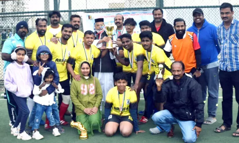 ഫുട്ബാൾ ടൂർണമെന്റ്: സെന്റ് മേരീസ് പ്രാർഥന യോഗം ജേതാവ് ഫുട്ബാൾ ടൂർണമെന്റ്: സെന്റ് മേരീസ് പ്രാർഥന യോഗം ജേതാവ്