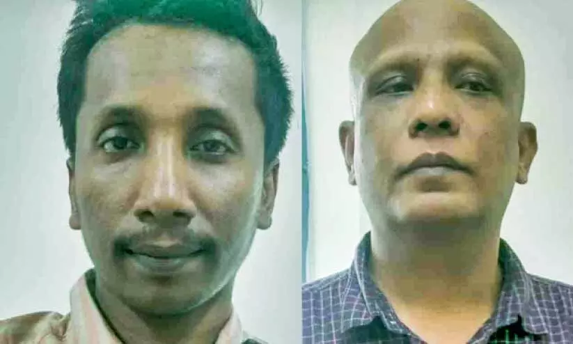 വിദേശത്ത് ജോലി വാഗ്ദാനം ചെയ്ത് തട്ടിപ്പ്; രണ്ടുപേർ കൂടി അറസ്റ്റിൽ വിദേശത്ത് ജോലി വാഗ്ദാനം ചെയ്ത് തട്ടിപ്പ്; രണ്ടുപേർ കൂടി അറസ്റ്റിൽ