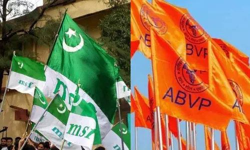 msf, abvp, hyderabad university