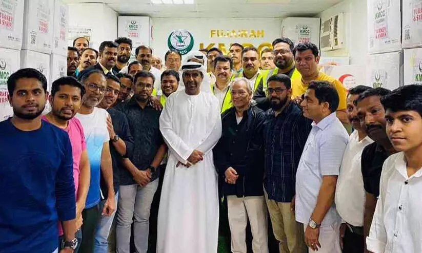 തുർക്കിയ- സിറിയ ഭൂചലനം; ഫുജൈറ കെഎംസിസി ഒരു കണ്ടൈനർ അവശ്യസാധനങ്ങൾ കൈമാറി തുർക്കിയ- സിറിയ ഭൂചലനം; ഫുജൈറ കെഎംസിസി ഒരു കണ്ടൈനർ അവശ്യസാധനങ്ങൾ കൈമാറി