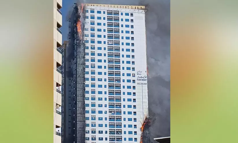 അജ്മാനിലെ ഫ്ലാറ്റ് സമുച്ചയത്തിൽ തീപിടിത്തം