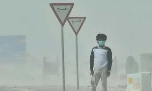 dusty wind and cold