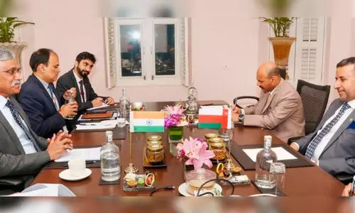 ‘എ​യ്‌​റോ ഇ​ന്ത്യ 2023’ വ്യോ​മ​പ്ര​ദ​ർ​ശ​നം; ഒ​മാ​ൻ-​ഇ​ന്ത്യ പ്ര​തി​രോ​ധ​മ​ന്ത്രാ​ല​യ ഉ​ദ്യോ​ഗ​സ്ഥ​ർ ച​ർ​ച്ച​ ന​ട​ത്തി