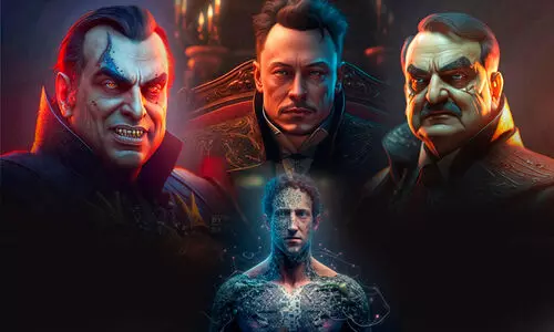 സൂപ്പർ വില്ലൻമാരായി അദാനിയും അംബാനിയും; പിന്നിൽ ‘നിർമിത ബുദ്ധി’