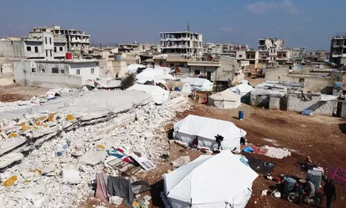 ഭൂകമ്പത്തിന്റെ മുറിവുണങ്ങുംമുമ്പ് വടക്കൻ സിറിയയിൽ സംഘർഷം ഭൂകമ്പത്തിന്റെ മുറിവുണങ്ങുംമുമ്പ് വടക്കൻ സിറിയയിൽ സംഘർഷം