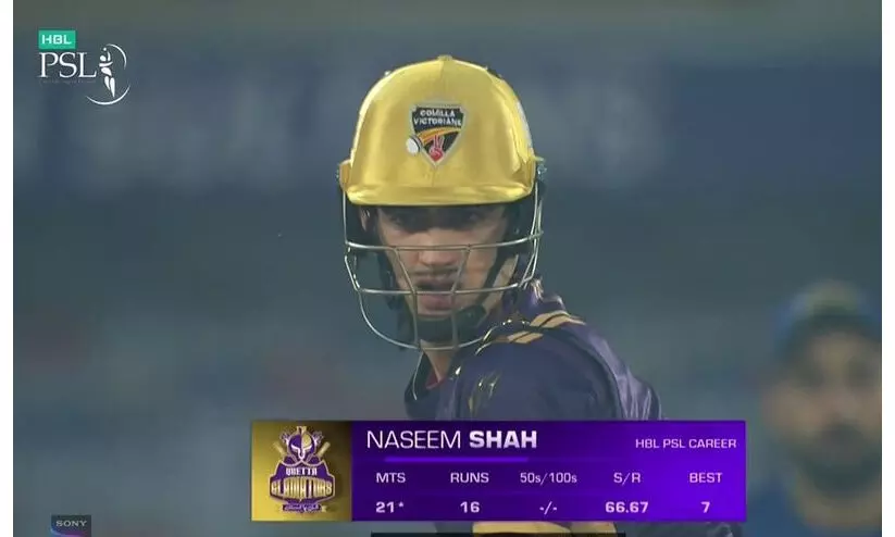 ‘എന്തൊരബദ്ധം’; ഹെൽമെറ്റ് മാറിയതിന് നസീം ഷാക്കെതിരെ പിഴ ചുമത്തി പാക് ക്രിക്കറ്റ് ബോർഡ്