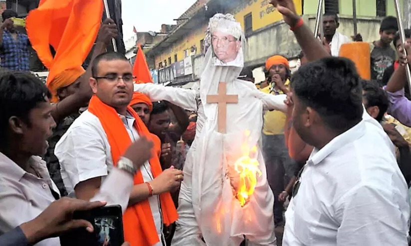ക്രിസ്ത്യാനികളെ ആക്രമിക്കുന്നു, പള്ളികൾ തകർക്കുന്നു; രാജ്യത്ത് സുരക്ഷ വേണമെന്നാവശ്യപ്പെട്ട് 79 ക്രിസ്ത്യൻ സംഘടനകൾ സമരത്തിന്
