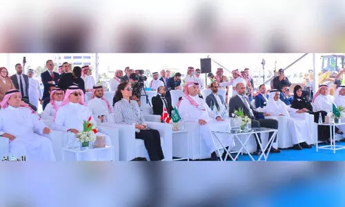 ലോ​ജി​സ്​​റ്റി​ക് കേ​ന്ദ്ര​ത്തി​ന്റെ​​ ത​റ​ക്ക​ല്ലി​ട​ൽ ച​ട​ങ്ങ്​