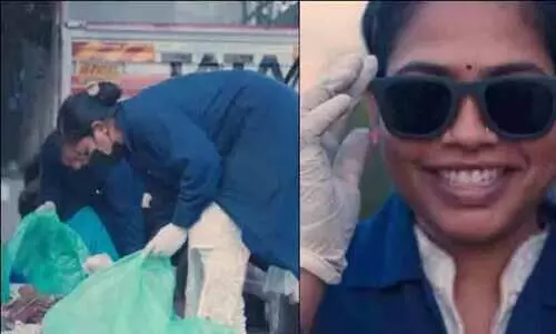 sunglasses made from plastic packet