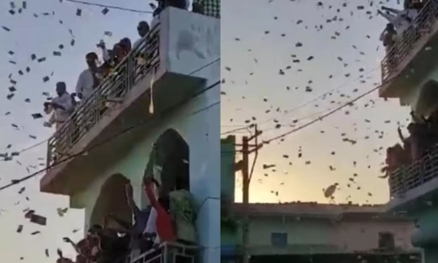 Former Sarpanch Showers Cash At Wedding Event In Gujarat