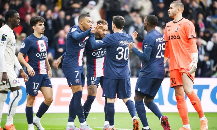 ഫ്ര​ഞ്ച് ലീ​ഗ് വ​ൺ: പി.​എ​സ്.​ജി​ക്ക് 4 - 3 ജ​യം