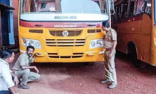 മോട്ടോർ വാഹന വകുപ്പ് പരിശോധന; 26 സ്കൂൾ വാഹനങ്ങൾക്കെതിരെ കേസ്