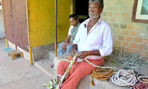 rope from waste materials