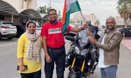 ജിദ്ദയിൽനിന്ന്​ ബൈക്കിൽ ഒരു അറേബ്യൻ സവാരി