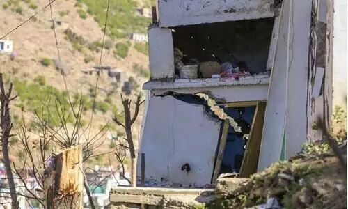 Landslides in Jammu and Kashmir 13 houses were destroyed Landslides in Jammu and Kashmir 13 houses were destroyed