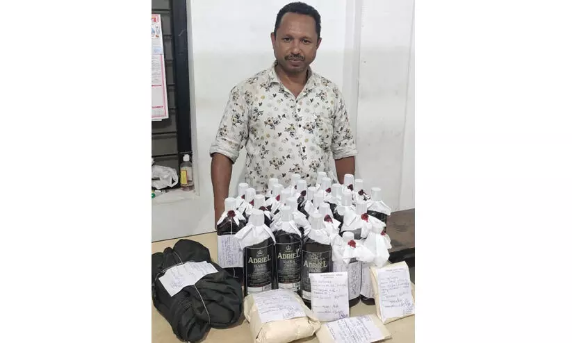 ഗോവൻ മദ്യവുമായി കുട്ടനാട് സ്വദേശി ആലപ്പുഴയിൽ പിടിയിൽ