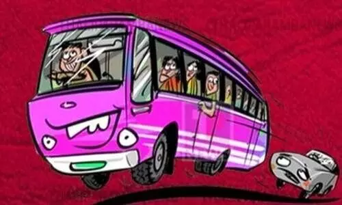 മല്ലപ്പള്ളി-തിരുവല്ല റൂട്ടിൽ സ്വകാര്യ ബസുകളുടെ മത്സരയോട്ടം