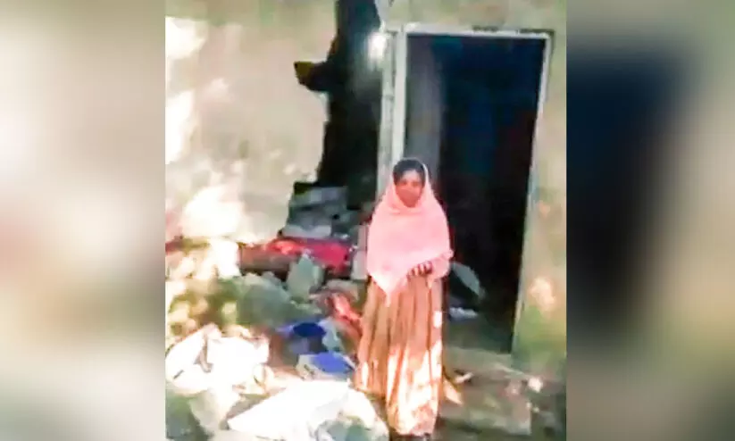 Elephant Destroyed House