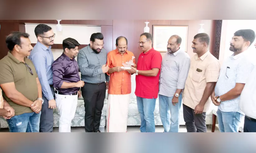 മന്ത്രി ജി.ആര്. അനിലിന് സ്വീകരണം നല്കി മന്ത്രി ജി.ആര്. അനിലിന് സ്വീകരണം നല്കി