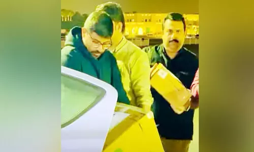 ഭൂ​ക​മ്പം: ഐ.​എം.​സി.​സി സ​മാ​ഹ​രി​ച്ച സാ​ധ​ന​ങ്ങ​ൾ കൈ​മാ​റി