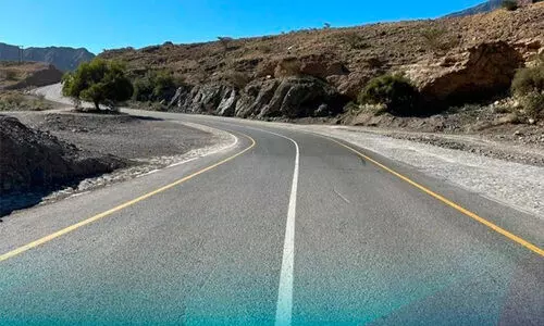 വാ​ദി അ​ൽ ഹ​വാ​സ്ന റോ​ഡ്​ തു​റ​ന്നു