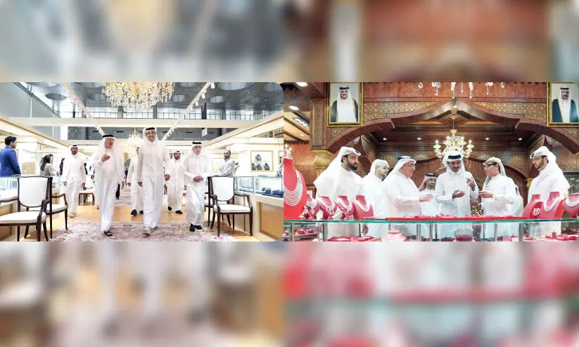 ആഭരണ പ്രേമികളെ ആകർഷിച്ച് ദോഹയിൽ ജ്വല്ലറി എക്സിബിഷൻ ആഭരണ പ്രേമികളെ ആകർഷിച്ച് ദോഹയിൽ ജ്വല്ലറി എക്സിബിഷൻ