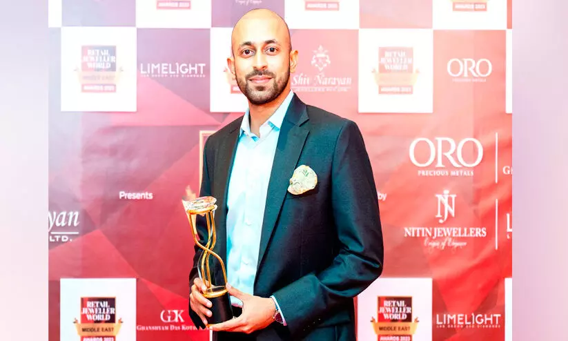 ബ്രൈഡല് വെഡ്ഡിങ് ജ്വല്ലറി പുരസ്കാരം ജോയ് ആലുക്കാസിന് ബ്രൈഡല് വെഡ്ഡിങ് ജ്വല്ലറി പുരസ്കാരം ജോയ് ആലുക്കാസിന്