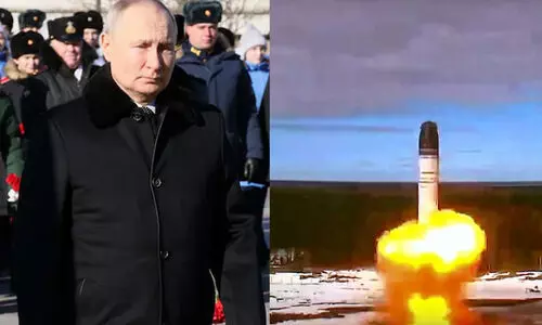 ‘സാ​ത്താ​ൻ 2’ എന്ന ഭൂ​ഖ​ണ്ഡാ​ന്ത​ര ആ​ണ​വ മി​സൈ​ൽ വി​ന്യ​സി​ക്കു​മെ​ന്ന് പു​ടി​ൻ