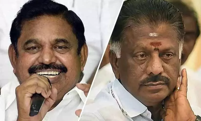 ഒ.പി.എസിന്‍റെ ഭാവി അനിശ്ചിതത്വത്തിൽ​; ത​മി​ഴ്​​നാ​ട്ടി​ൽ ഇ.​പി.​എ​സ്​ അനുയായികളുടെ ആഹ്ലാദപ്രകടനം