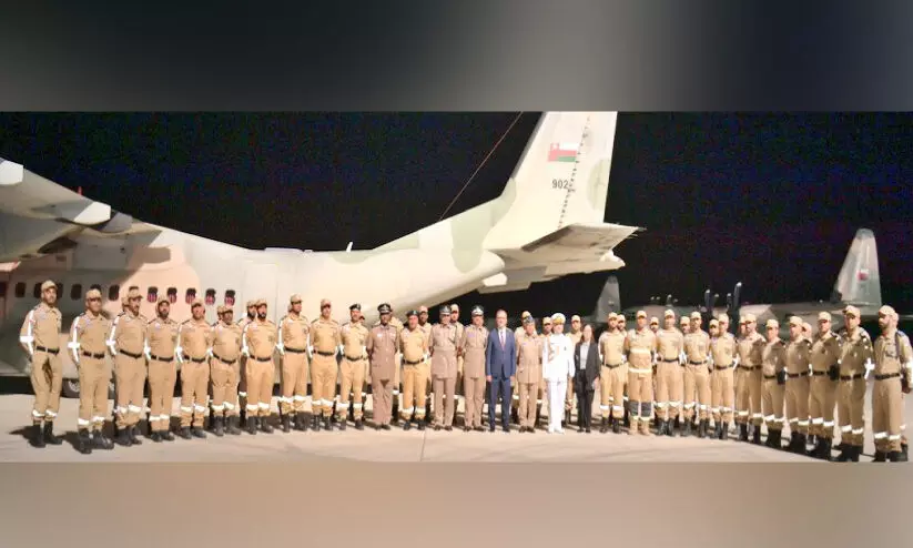 ഒമാൻ റെസ്ക്യൂ ടീം തുർക്കിയയിൽനിന്ന് മടങ്ങി ഒമാൻ റെസ്ക്യൂ ടീം തുർക്കിയയിൽനിന്ന് മടങ്ങി