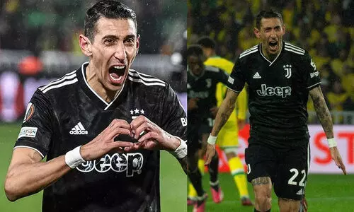 ഡി മരിയയുടെ ക്ലാസ് ഹാട്രിക്; വൈറലായി മഴവിൽ ഗോൾ