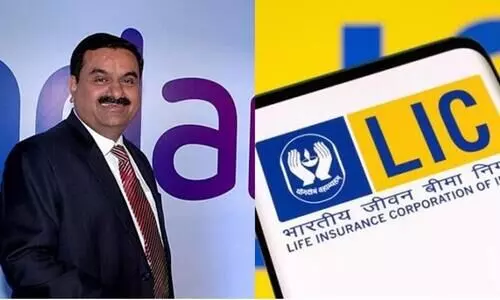 value of LIC holding in Adani companies drops