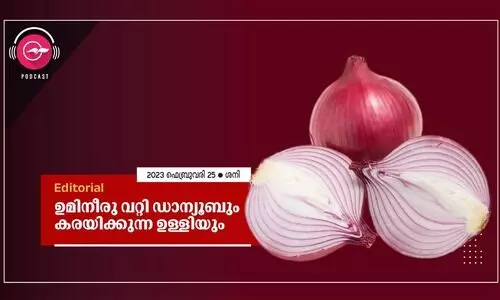 ഉമിനീരു വറ്റി ഡാന്യൂബും കരയിക്കുന്ന ഉള്ളിയും