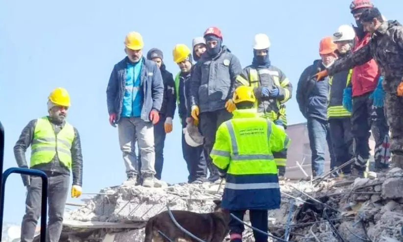 തു​ർ​ക്കി​യ ദൗ​ത്യം പൂ​ർ​ത്തി​യാ​ക്കി സൗ​ദി സം​ഘം തി​രി​ച്ചെ​ത്തി