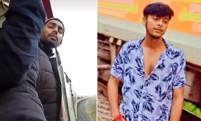 Delhi Video shoot railway track fatal two youths die