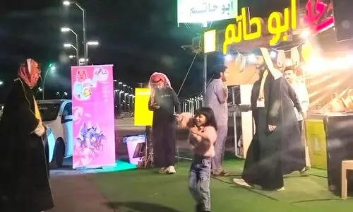 സൗദി സ്ഥാപക ദിനത്തിൽ സ്വദേശികൾക്കൊപ്പം നൃത്തച്ച​ുവടുകൾ വെച്ച്​ മലയാളി ബാലിക