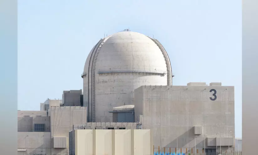 ബറഖ ആണവോര്‍ജ നിലയം മൂന്നാം യൂനിറ്റ് പ്രവര്‍ത്തനം ആരംഭിച്ചു